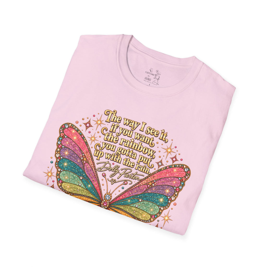 Butterfly Rainbow T-Shirt — Inspirational "The Way I See It" Quote
