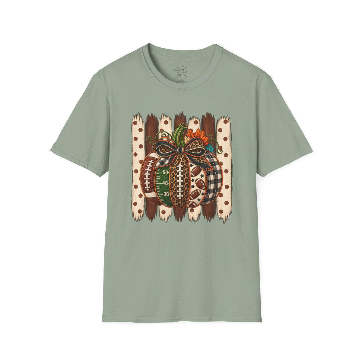 Football Pumpkin Fall T-Shirt