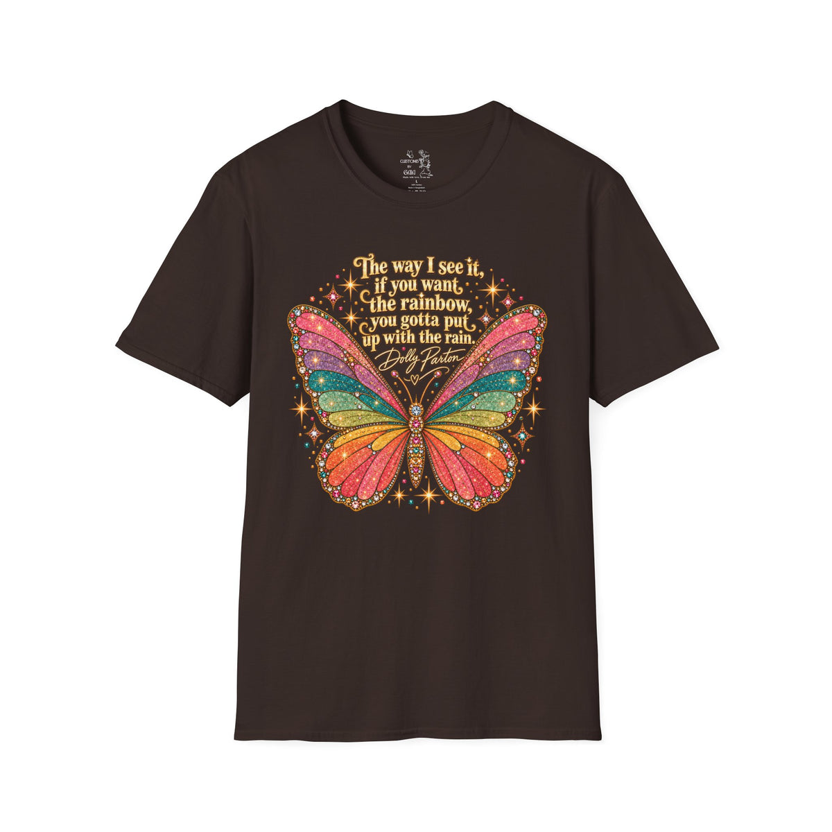 Butterfly Rainbow T-Shirt — Inspirational "The Way I See It" Quote