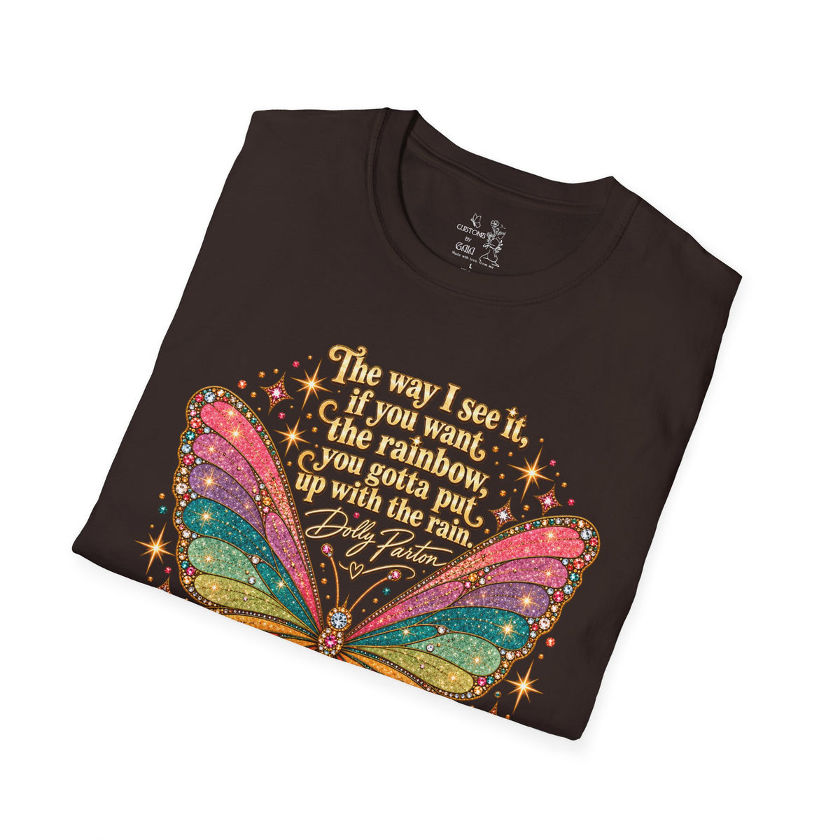 Butterfly Rainbow T-Shirt — Inspirational "The Way I See It" Quote