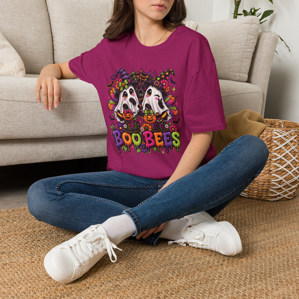 Halloween 'Boobees' Ghosts T-Shirt — Cute Spooky Witch Ghosts with Pumpkins
