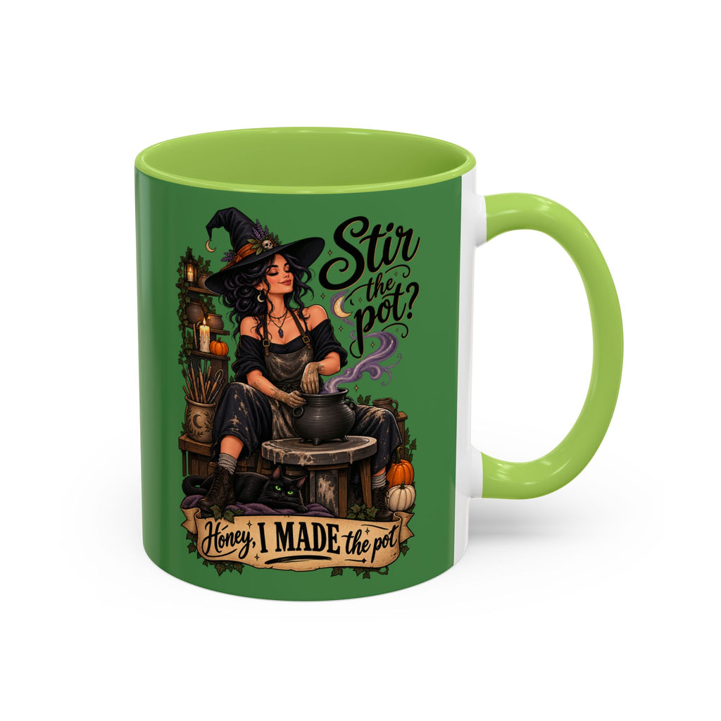 Witchy Coffee Mug – "Stir the Pot? Honey, I Made the Pot" Accent Mug