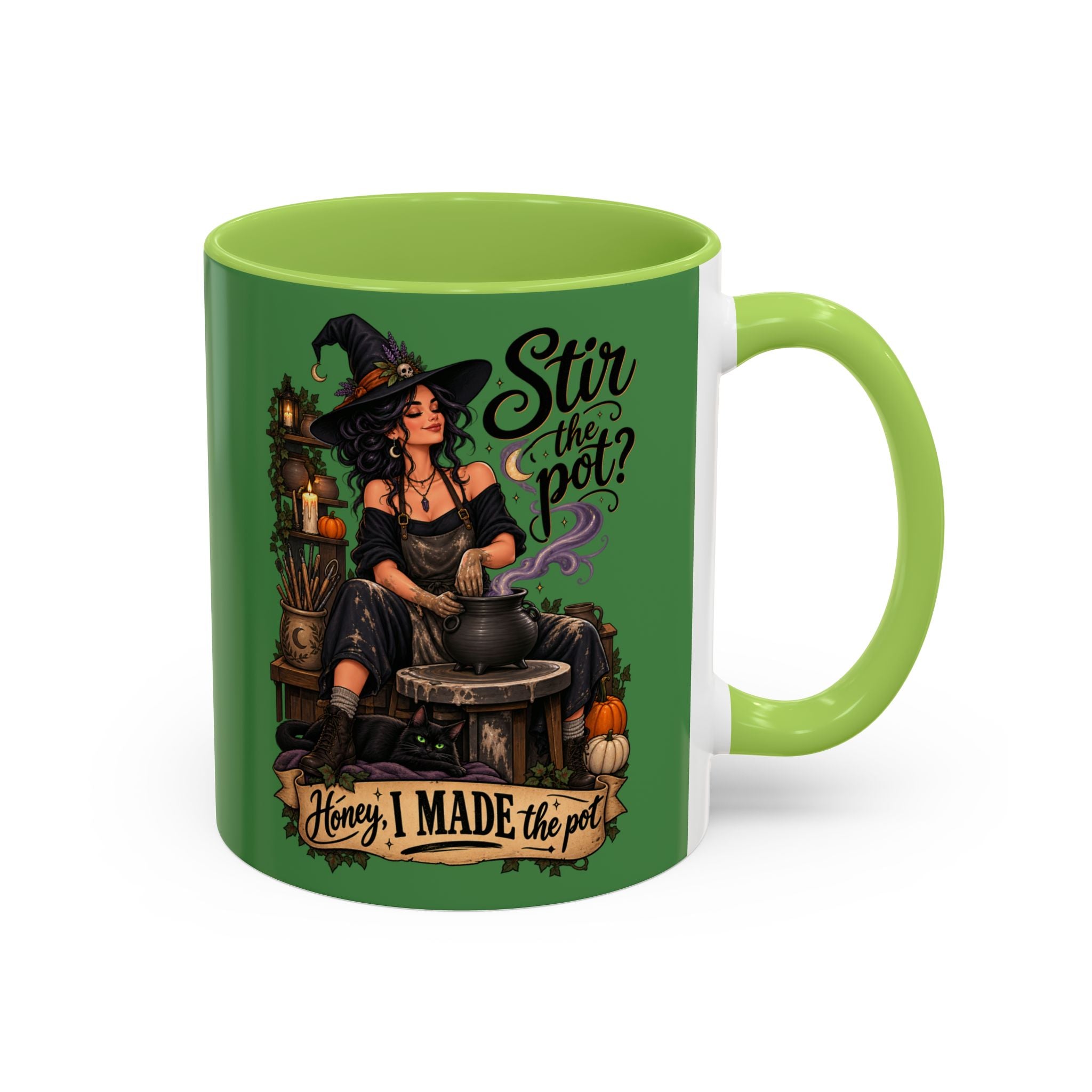 Witchy Coffee Mug – "Stir the Pot? Honey, I Made the Pot" Accent Mug