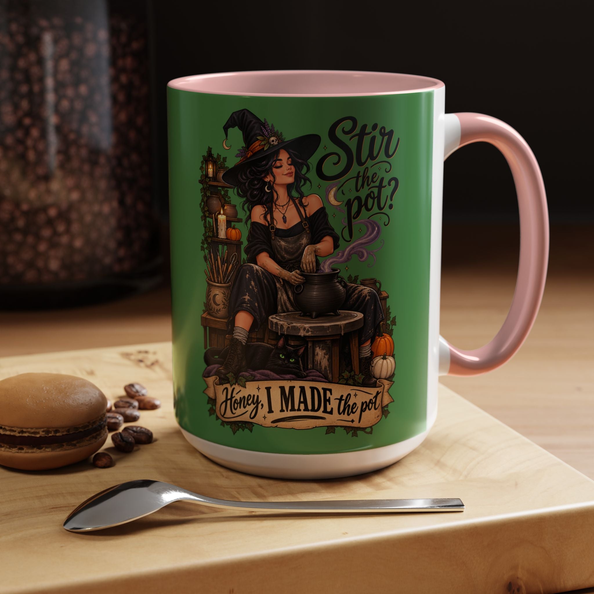 Witchy Coffee Mug – "Stir the Pot? Honey, I Made the Pot" Accent Mug