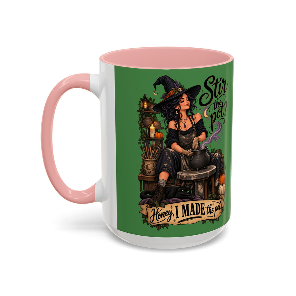 Witchy Coffee Mug – "Stir the Pot? Honey, I Made the Pot" Accent Mug