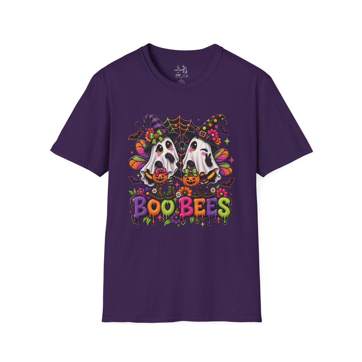 Halloween 'Boobees' Ghosts T-Shirt — Cute Spooky Witch Ghosts with Pumpkins
