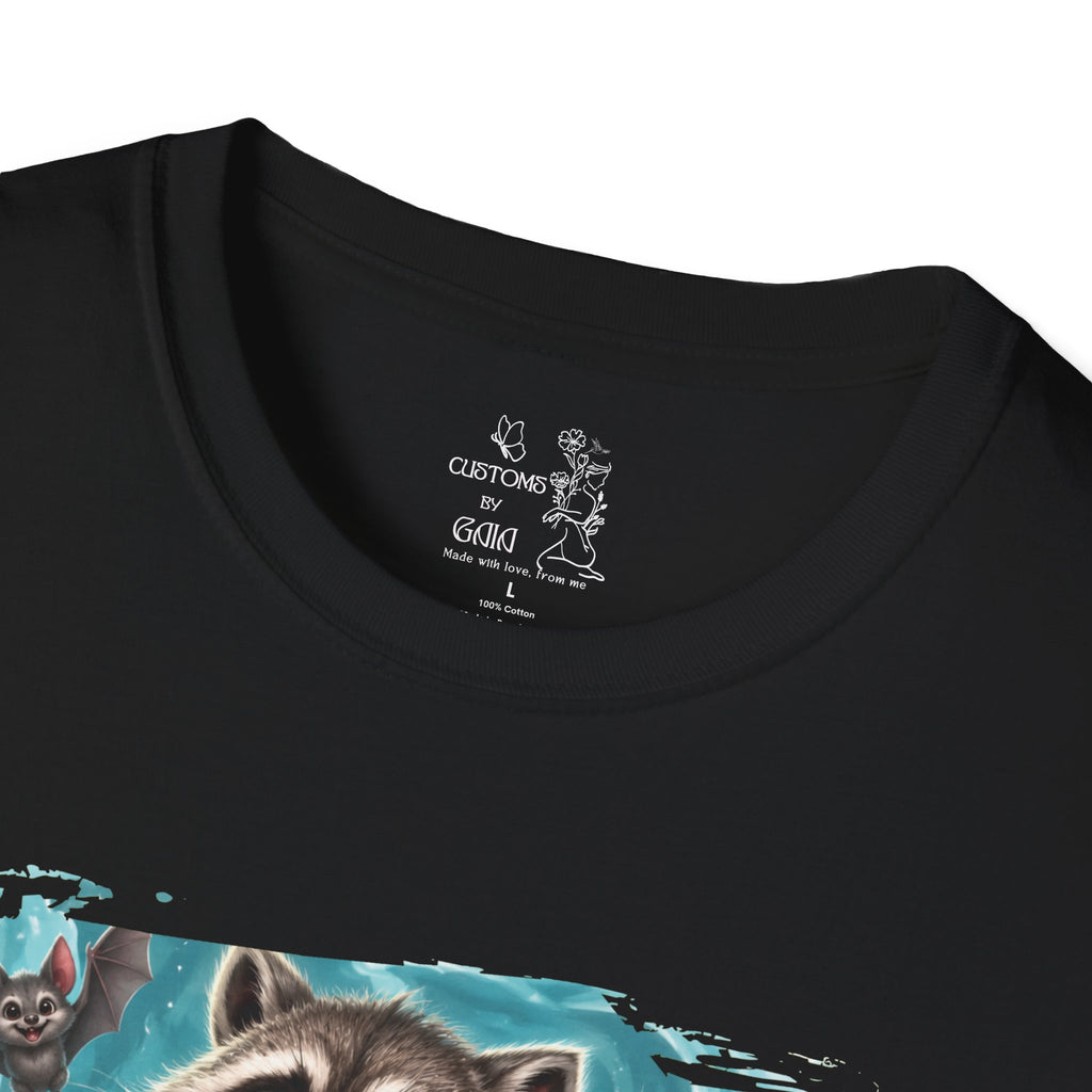 Raccoon Watermelon Summer T-Shirt — Cute Animal Graphic Tee