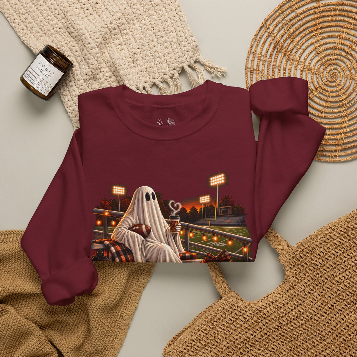 Halloween Ghost 'Tis the Season Crewneck Sweatshirt