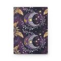 Moon & Sun Hardcover Journal — Celestial Boho Notebook for Astrology, Dreaming & Gratitude