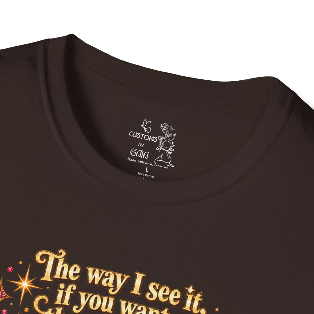 Butterfly Rainbow T-Shirt — Inspirational "The Way I See It" Quote