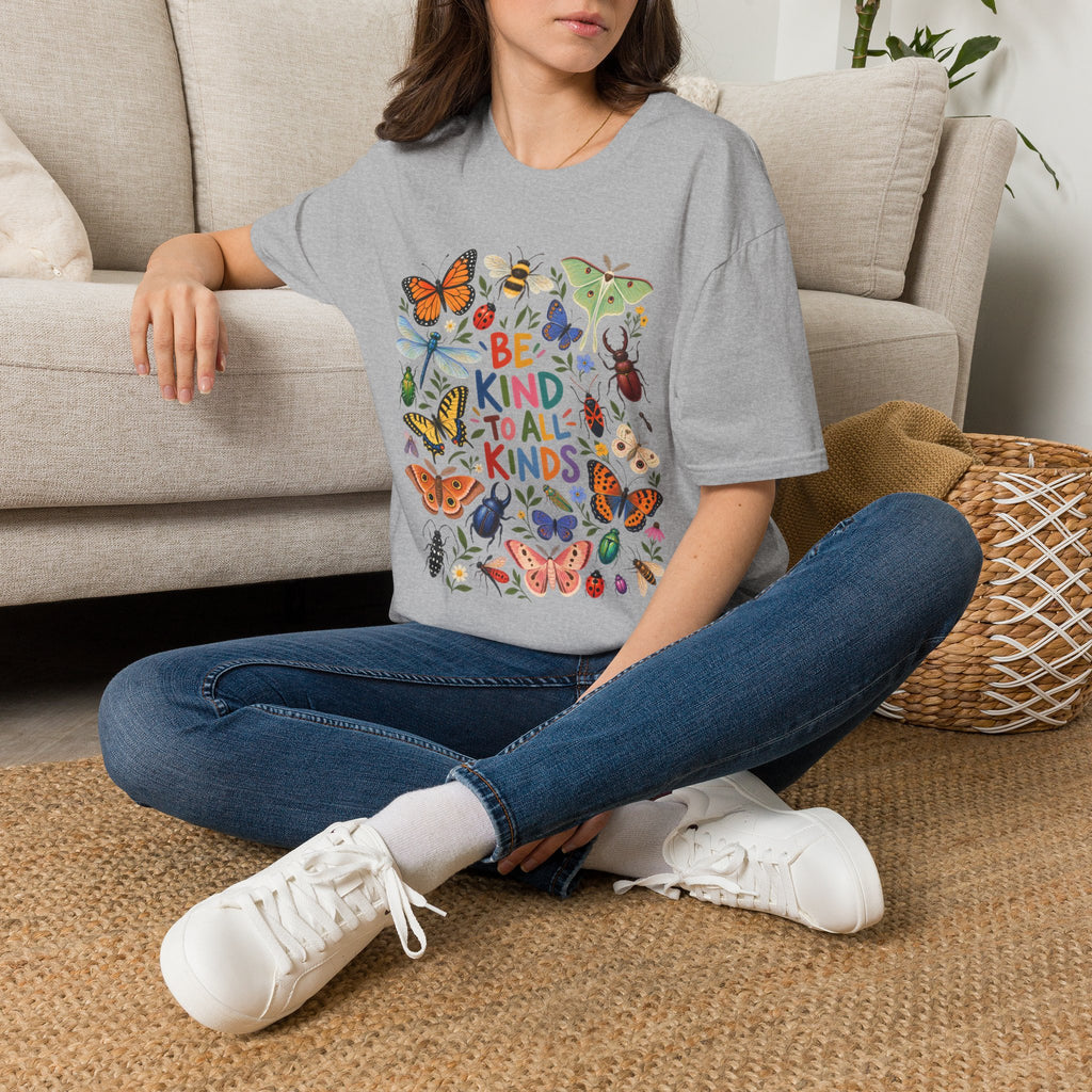 Be Kind to All Kinds Butterfly & Insects T-Shirt