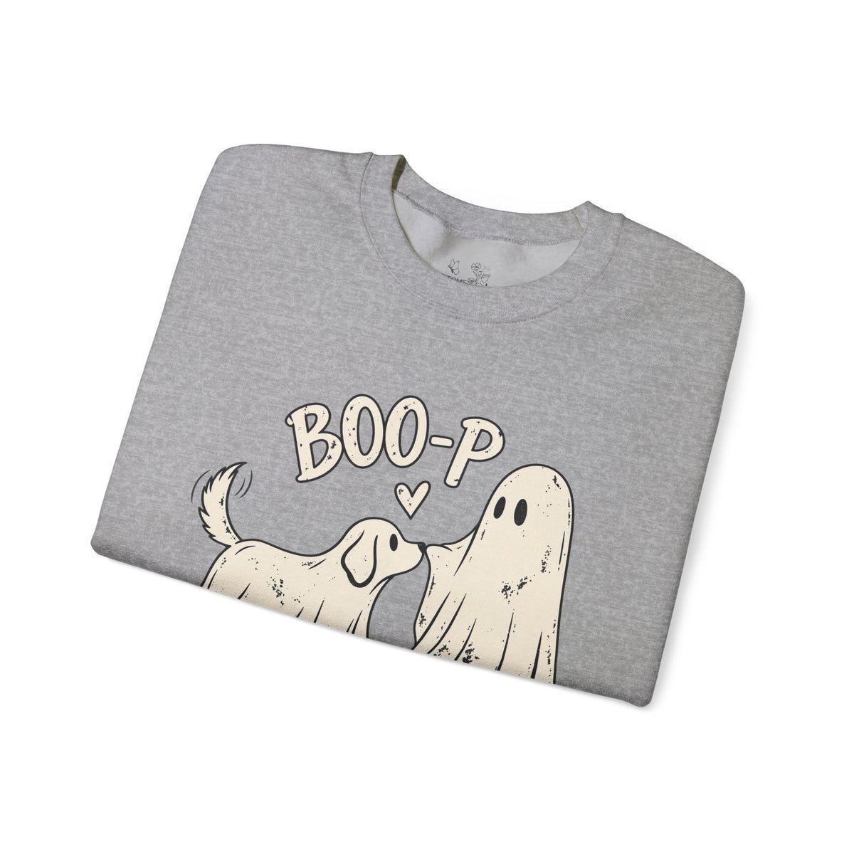 Boo-p Dog & Ghost Halloween Sweatshirt