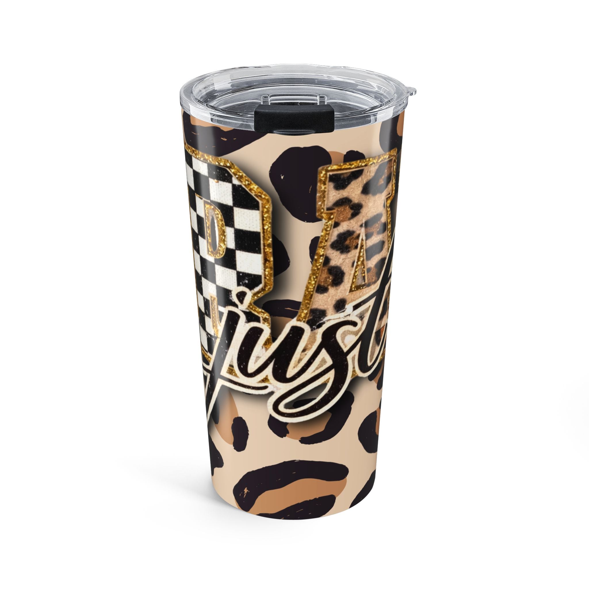 Leopard Print 'Just Pray' 20oz Tumbler — Insulated Animal Print Travel Cup
