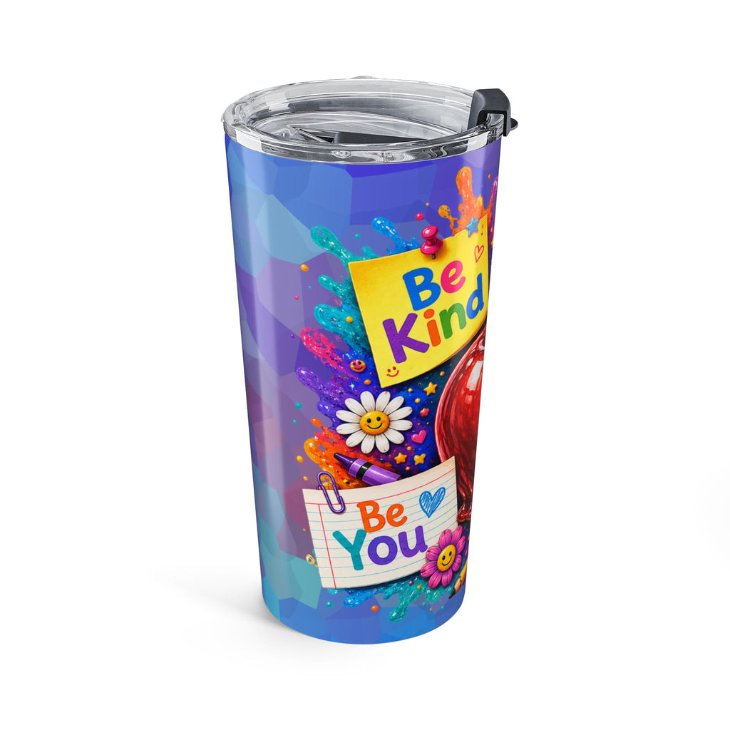 Teacher Appreciation 20oz Tumbler — '2026' Apple & Be Kind Classroom Travel Mug