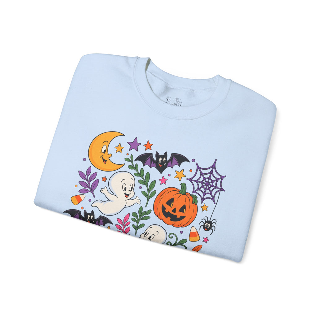 Halloween Ghosts & Pumpkins Crewneck Sweatshirt