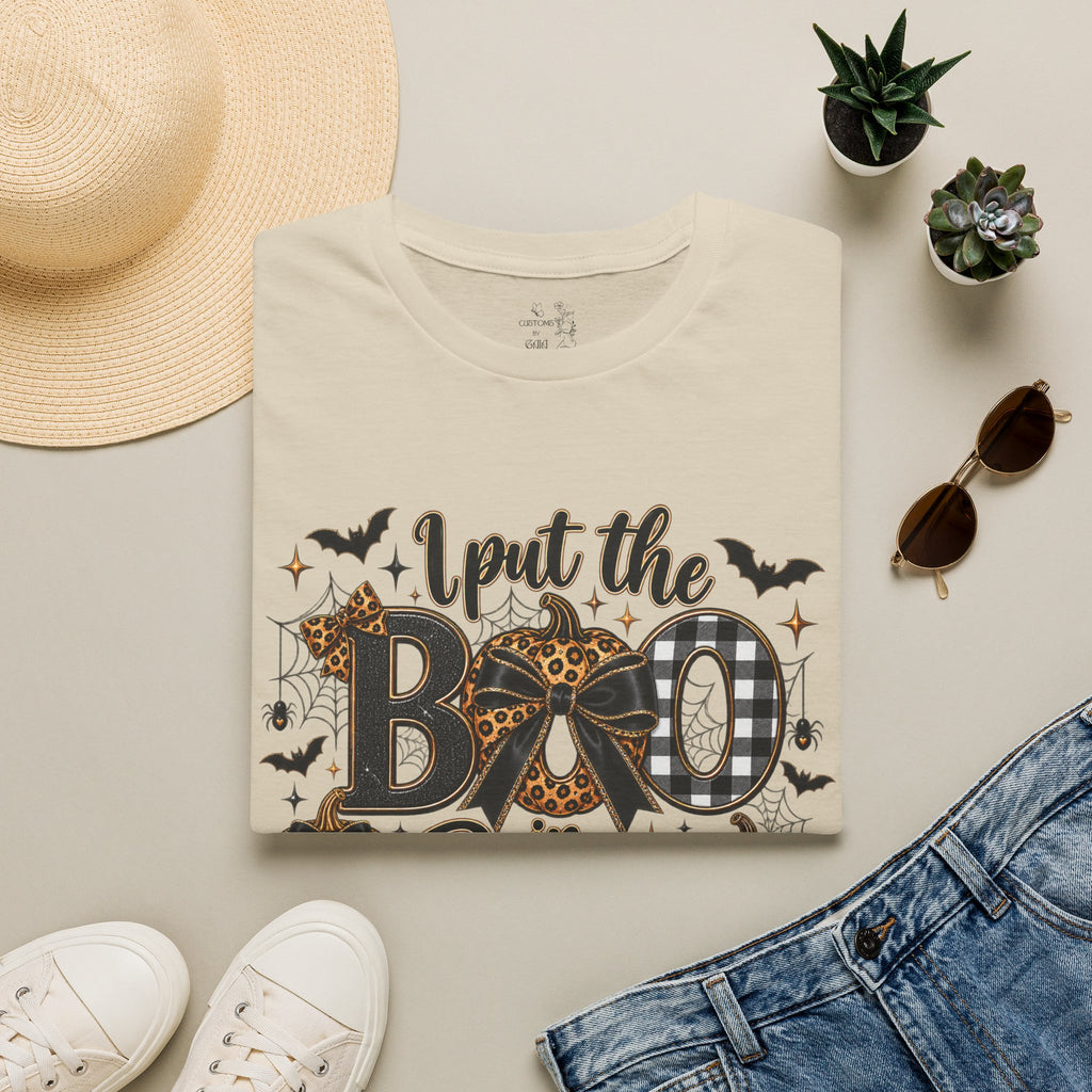 I Put the Boo in Booze Halloween T-Shirt