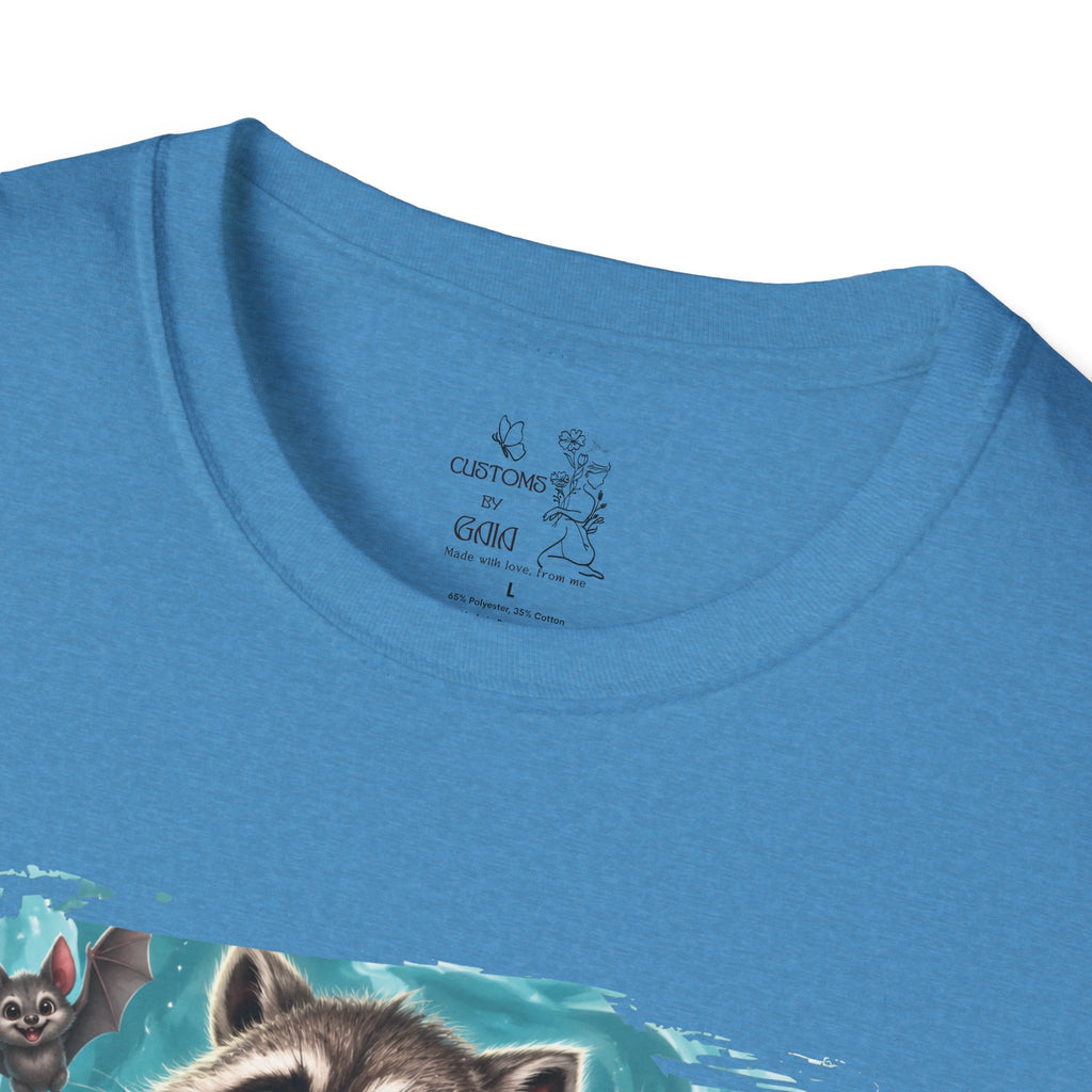 Raccoon Watermelon Summer T-Shirt — Cute Animal Graphic Tee