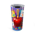 Teacher Appreciation 20oz Tumbler — '2026' Apple & Be Kind Classroom Travel Mug