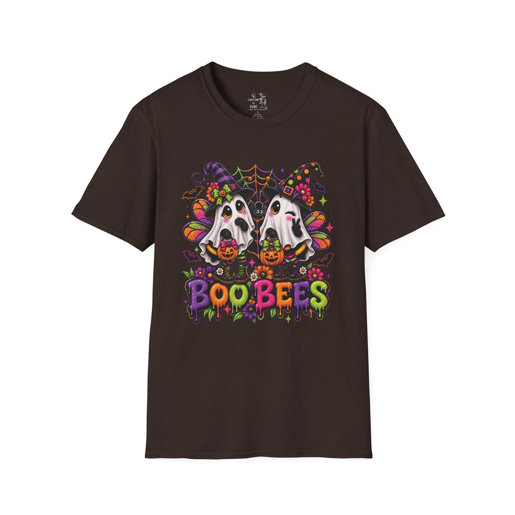 Halloween 'Boobees' Ghosts T-Shirt — Cute Spooky Witch Ghosts with Pumpkins