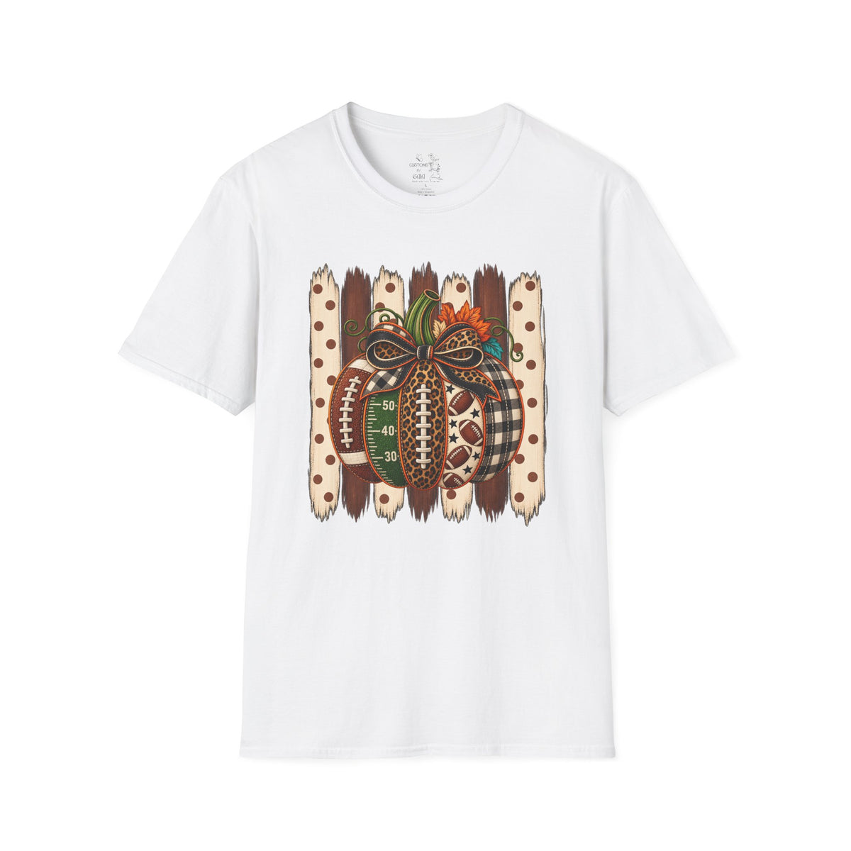 Football Pumpkin Fall T-Shirt