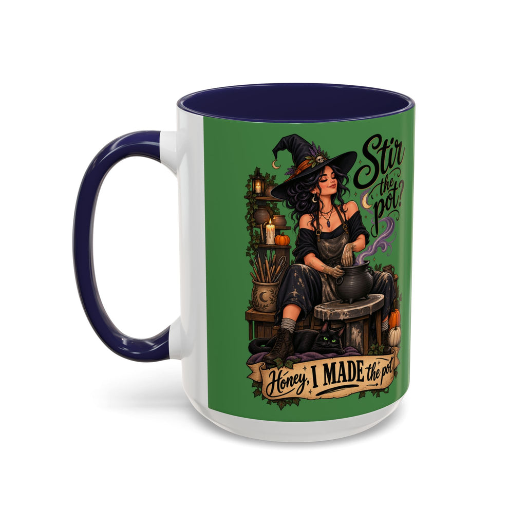Witchy Coffee Mug – "Stir the Pot? Honey, I Made the Pot" Accent Mug