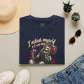 Graphic T-Shirt — "I Asked Myself If I Was Okay" Skeleton Girl Funny Dark Humor Tee