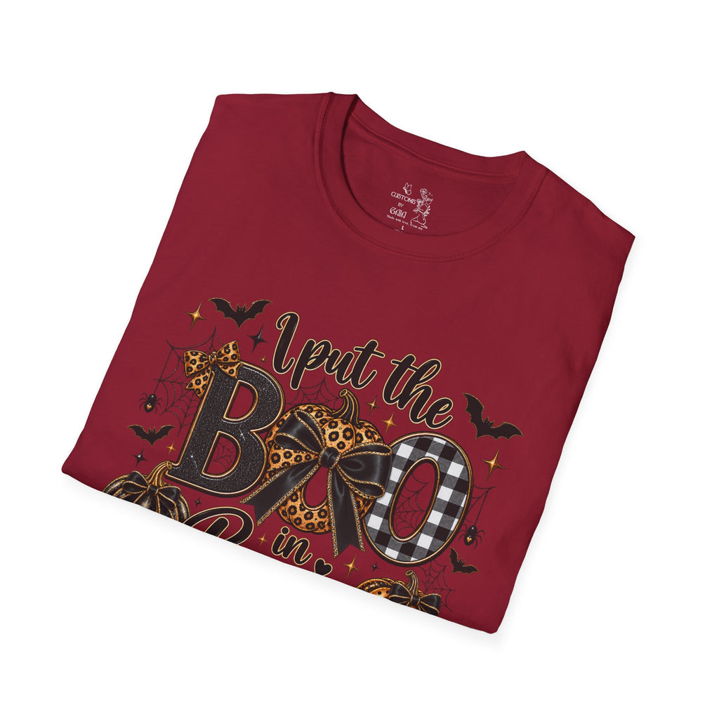 I Put the Boo in Booze Halloween T-Shirt