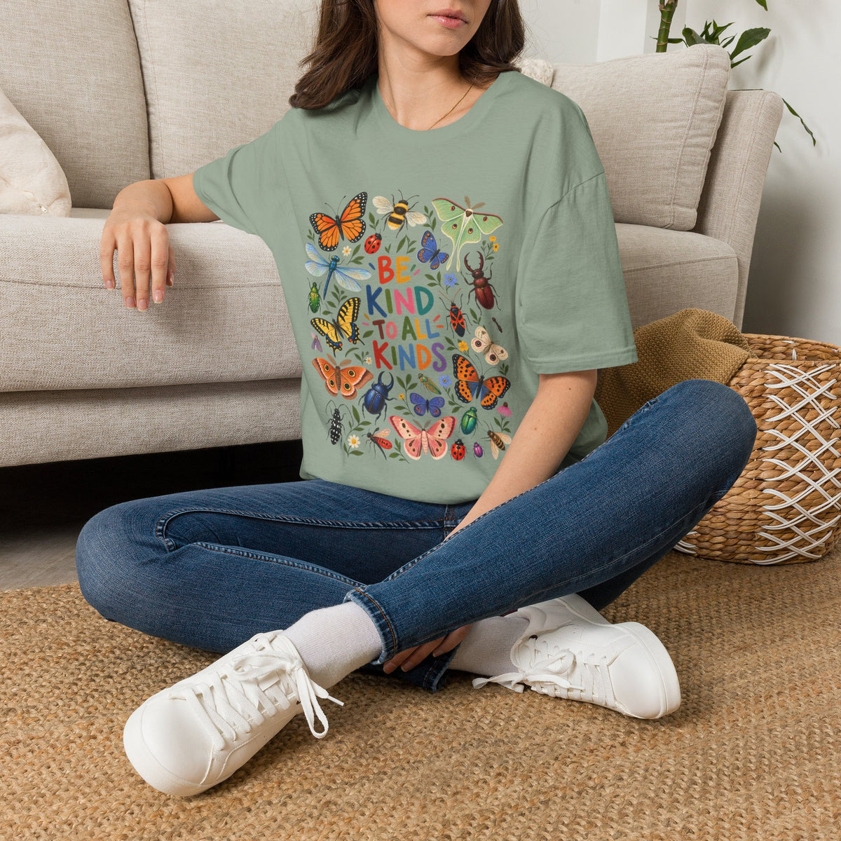 Be Kind to All Kinds Butterfly & Insects T-Shirt
