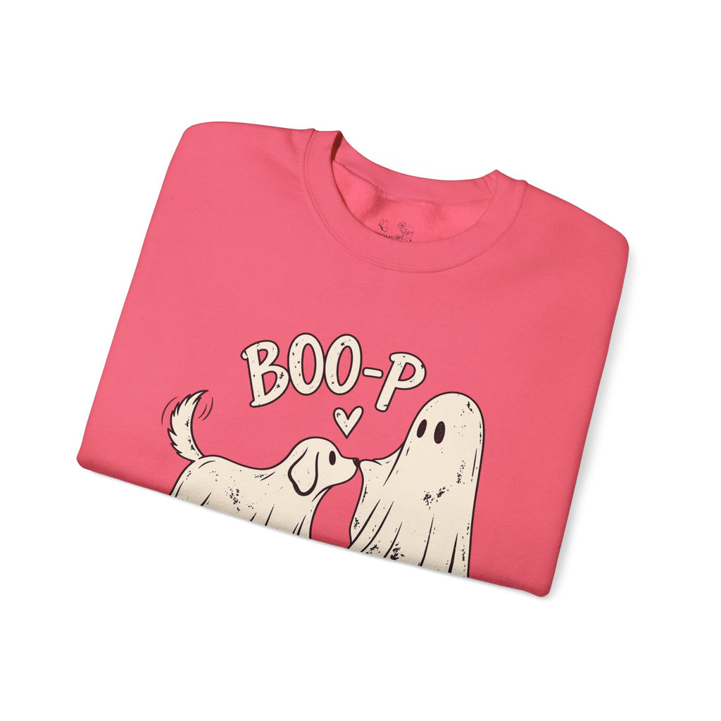 Boo-p Dog & Ghost Halloween Sweatshirt