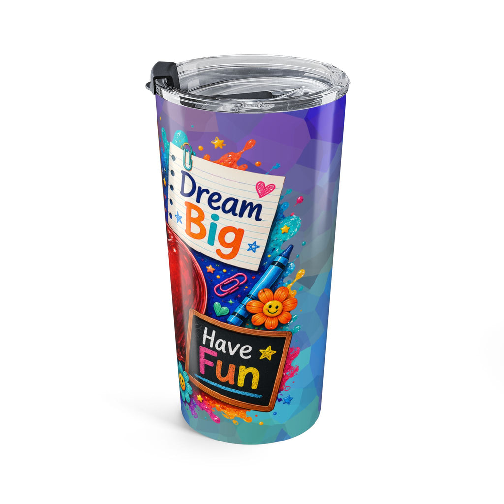 Teacher Appreciation 20oz Tumbler — '2026' Apple & Be Kind Classroom Travel Mug