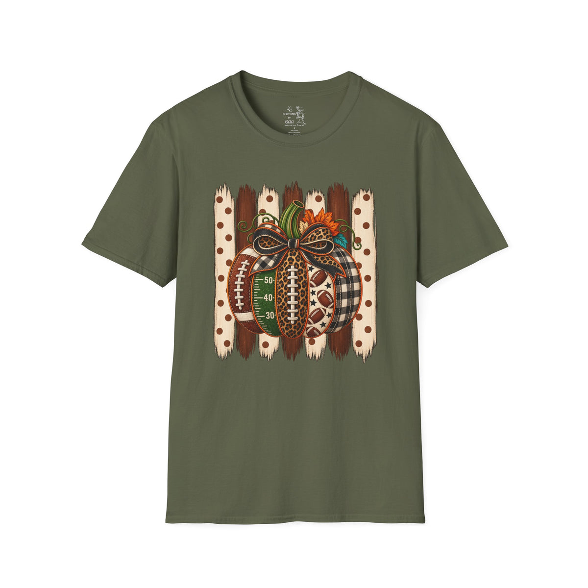 Football Pumpkin Fall T-Shirt
