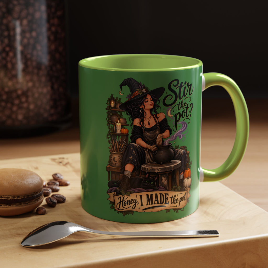 Witchy Coffee Mug – "Stir the Pot? Honey, I Made the Pot" Accent Mug