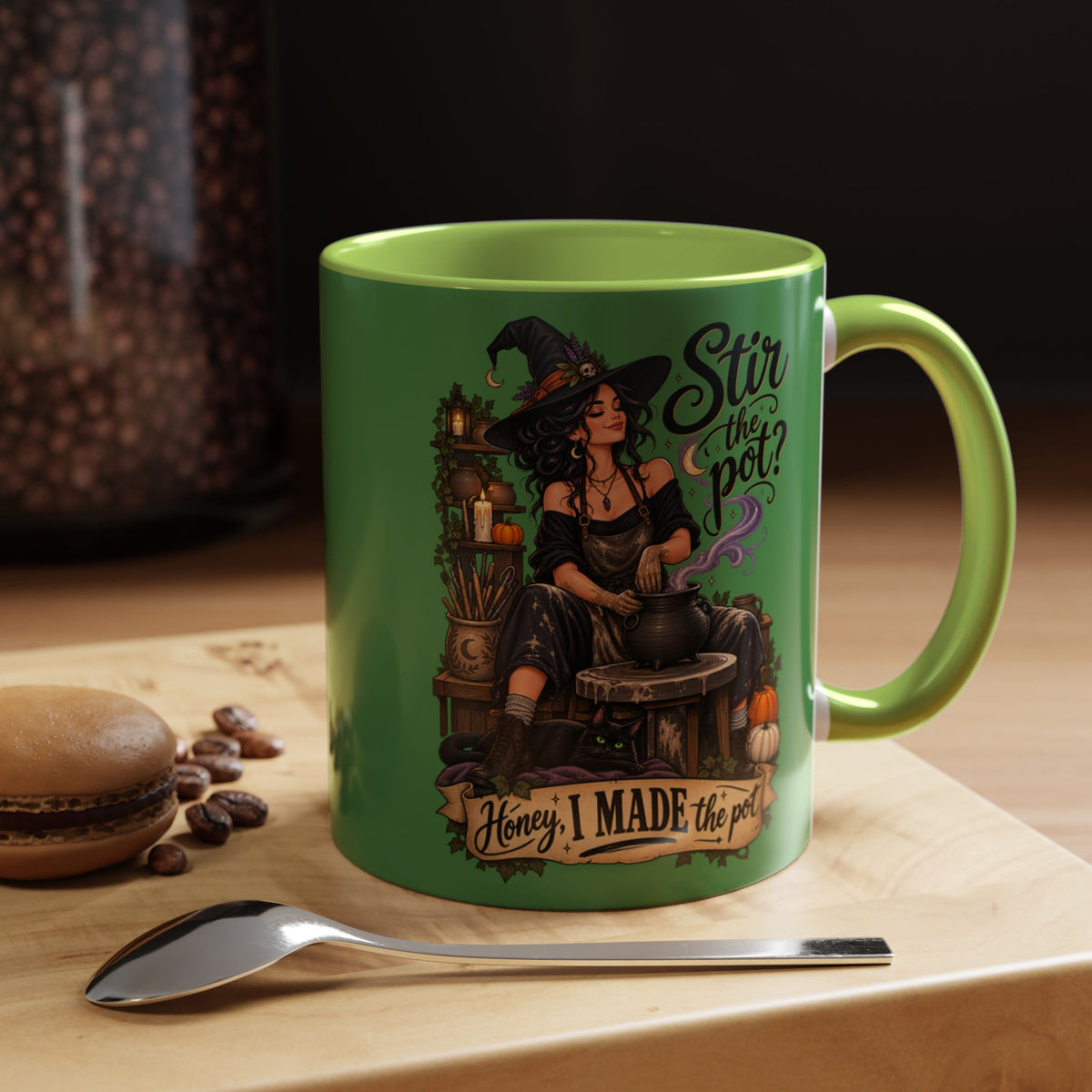 Witchy Coffee Mug – "Stir the Pot? Honey, I Made the Pot" Accent Mug