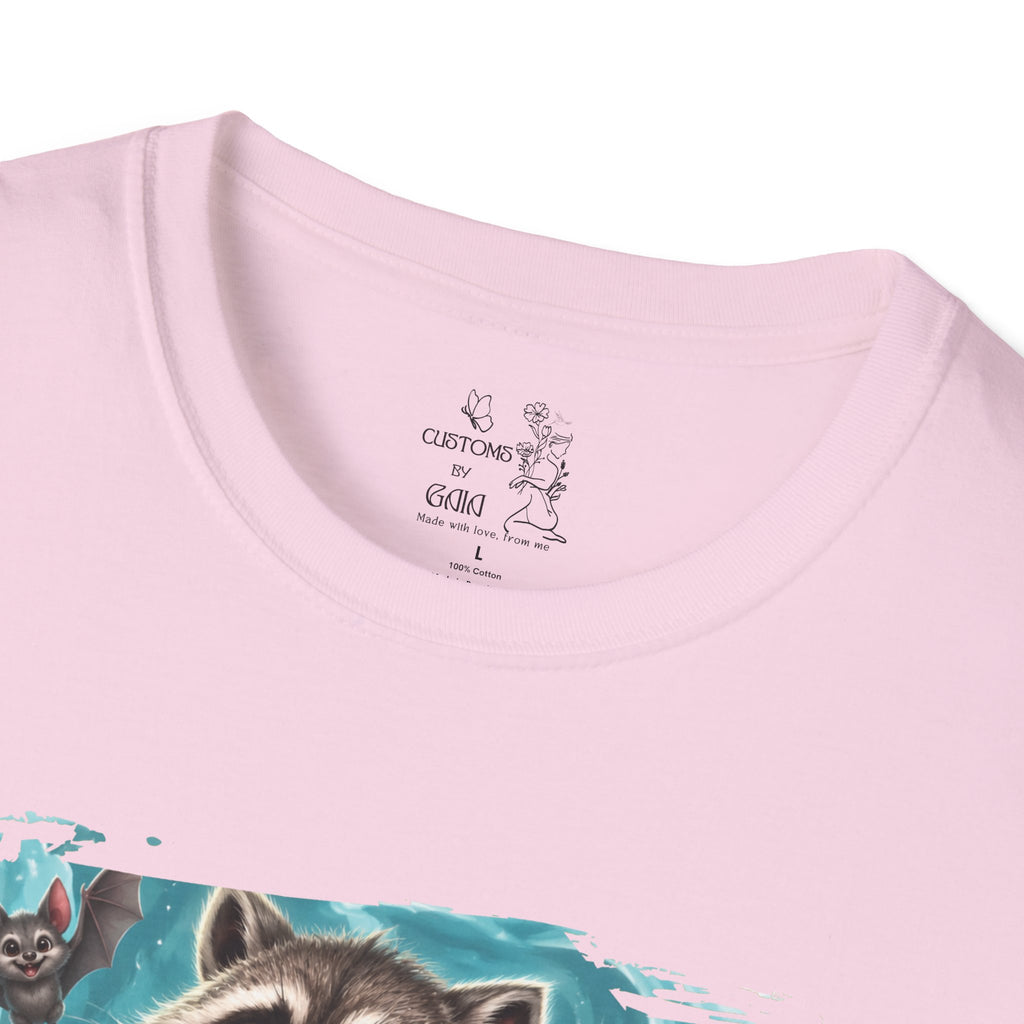 Raccoon Watermelon Summer T-Shirt — Cute Animal Graphic Tee