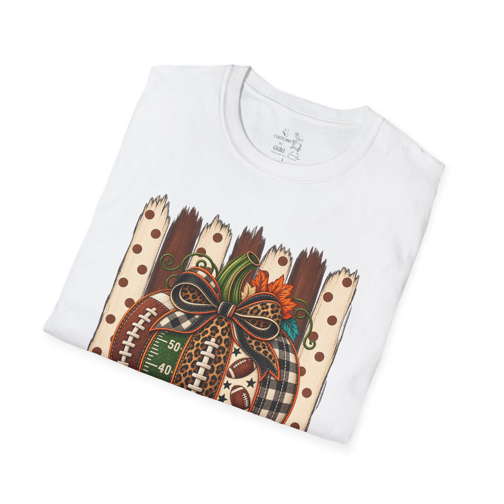 Football Pumpkin Fall T-Shirt
