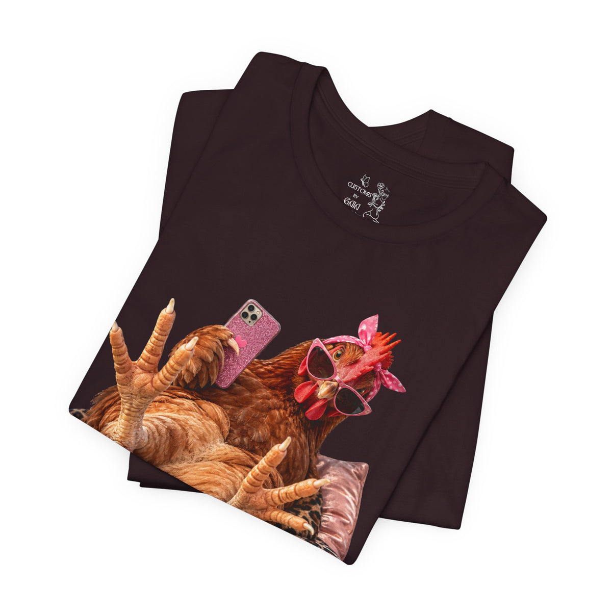 Only Hens T-Shirt — Funny Chicken Selfie Tee for Poultry Lovers