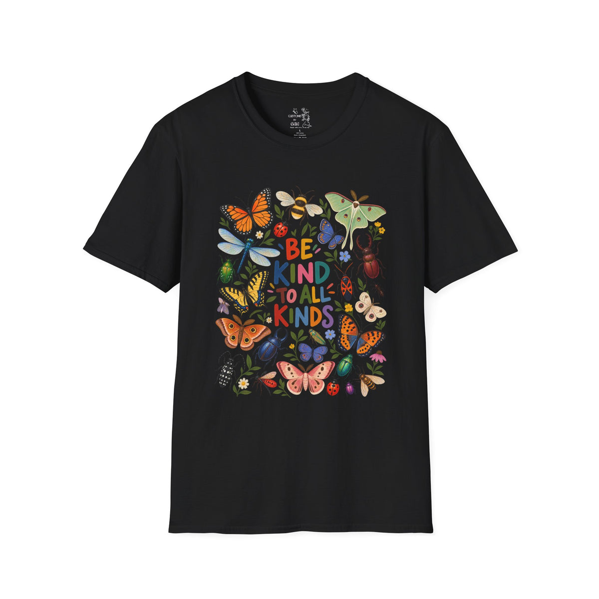 Be Kind to All Kinds Butterfly & Insects T-Shirt