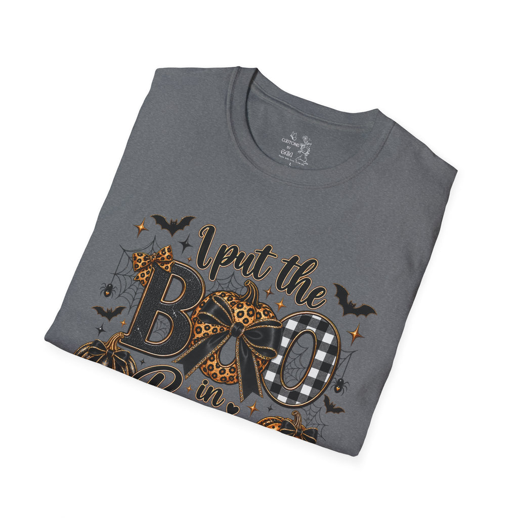I Put the Boo in Booze Halloween T-Shirt