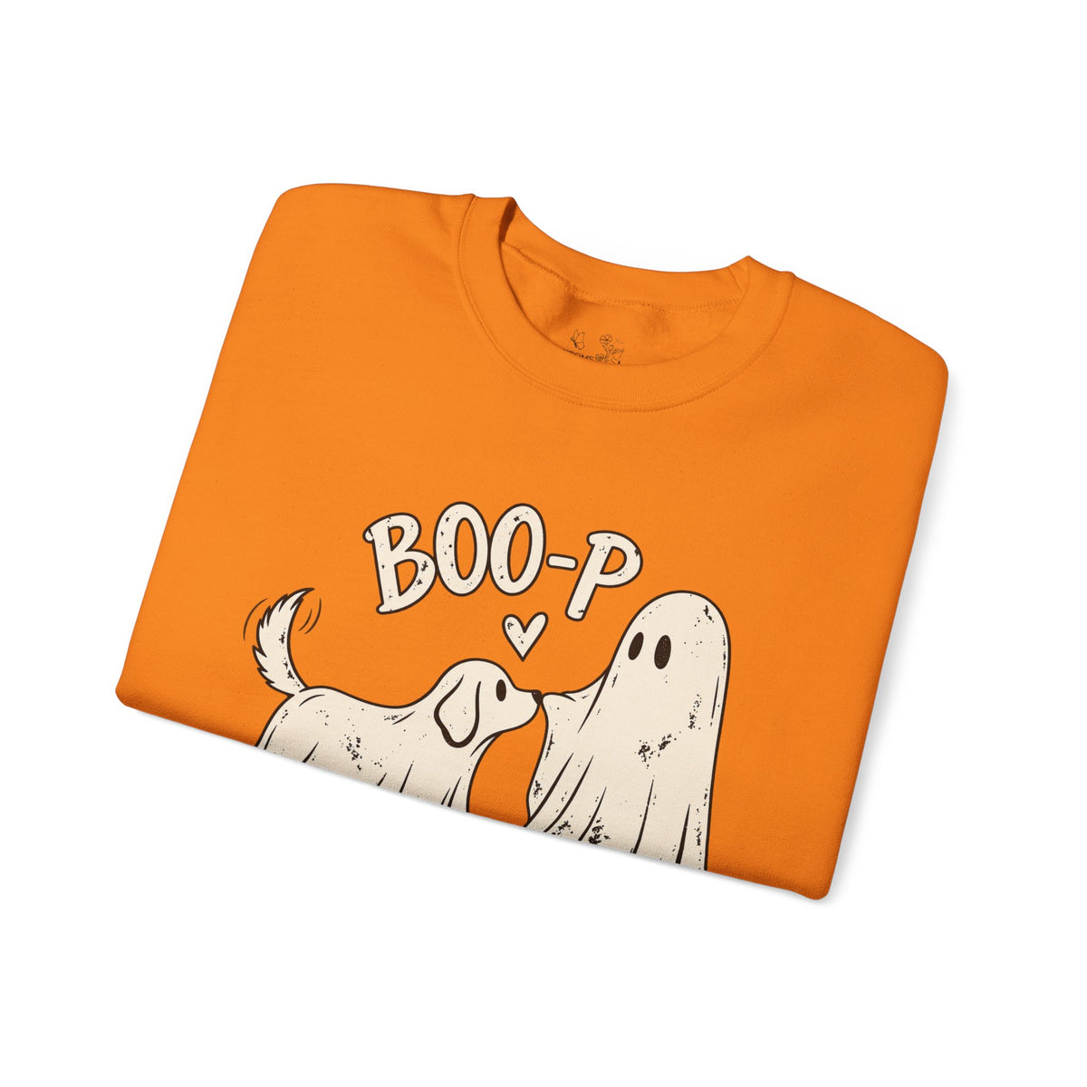 Boo-p Dog & Ghost Halloween Sweatshirt