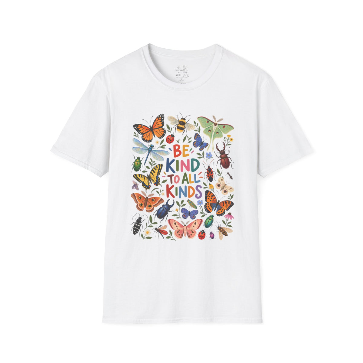 Be Kind to All Kinds Butterfly & Insects T-Shirt
