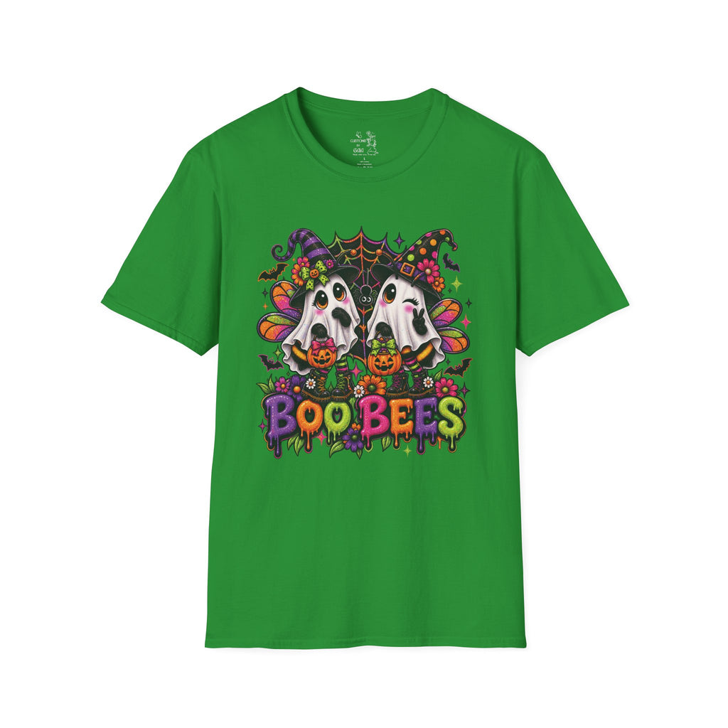 Halloween 'Boobees' Ghosts T-Shirt — Cute Spooky Witch Ghosts with Pumpkins