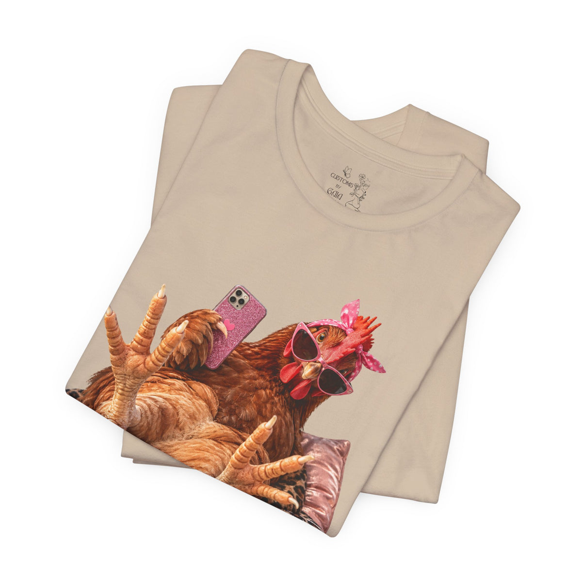 Only Hens T-Shirt — Funny Chicken Selfie Tee for Poultry Lovers