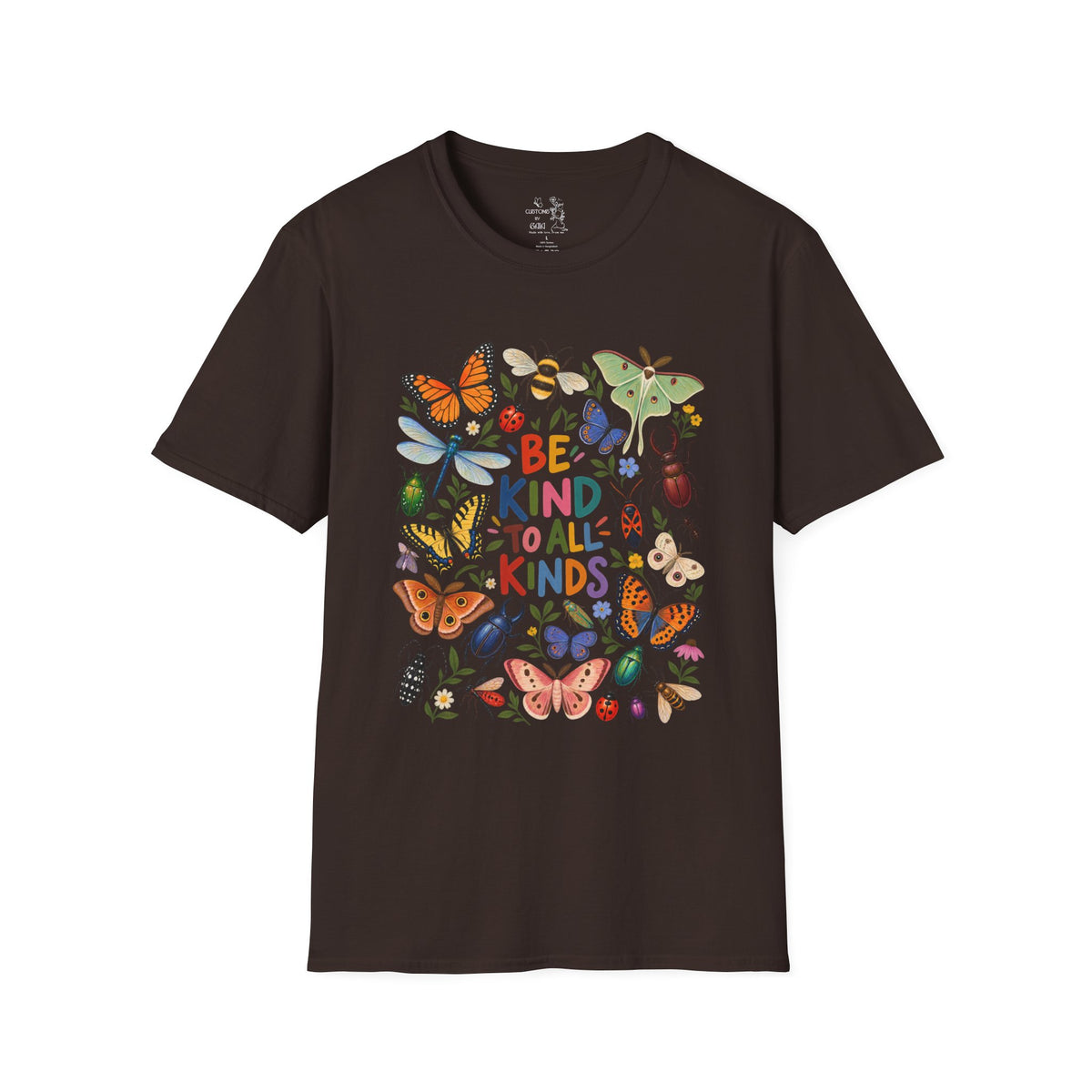 Be Kind to All Kinds Butterfly & Insects T-Shirt