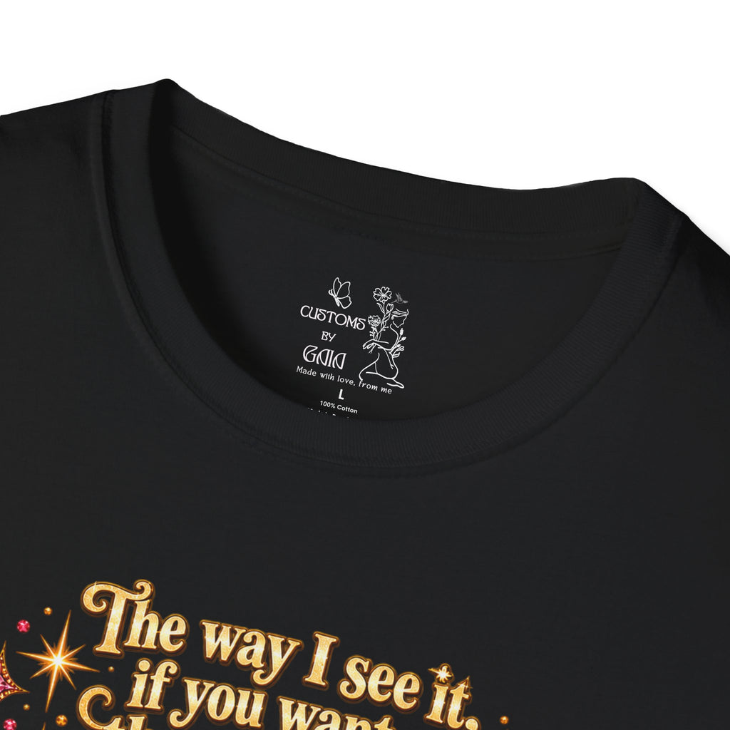 Butterfly Rainbow T-Shirt — Inspirational "The Way I See It" Quote