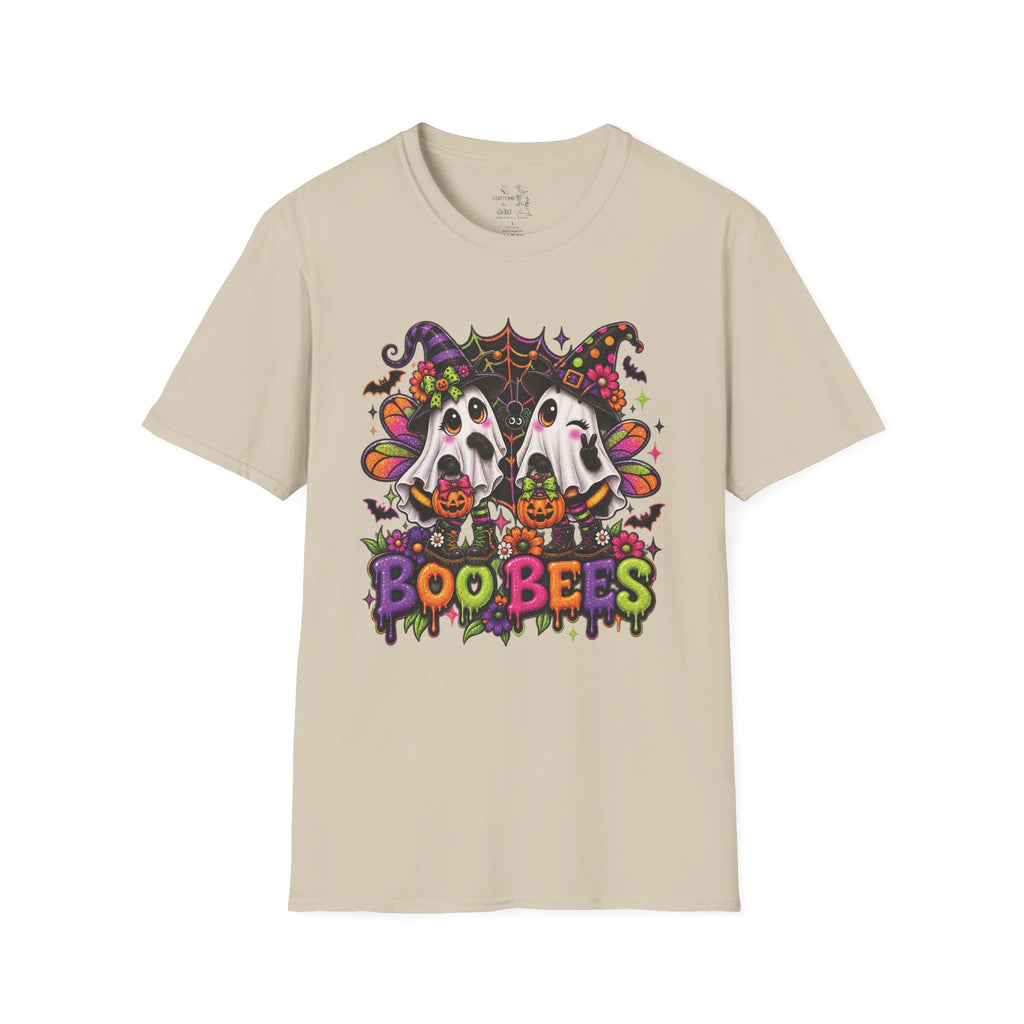 Halloween 'Boobees' Ghosts T-Shirt — Cute Spooky Witch Ghosts with Pumpkins