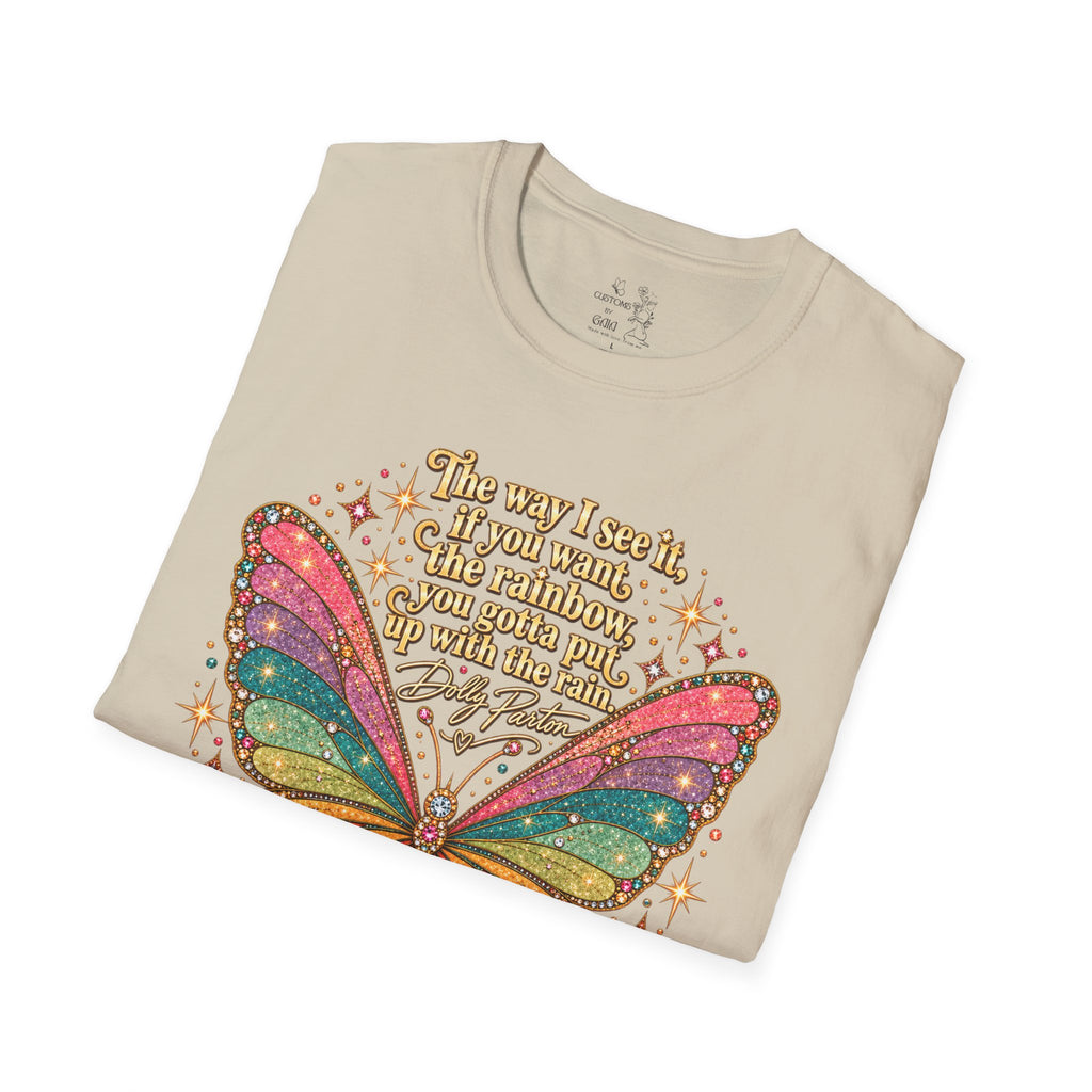Butterfly Rainbow T-Shirt — Inspirational "The Way I See It" Quote