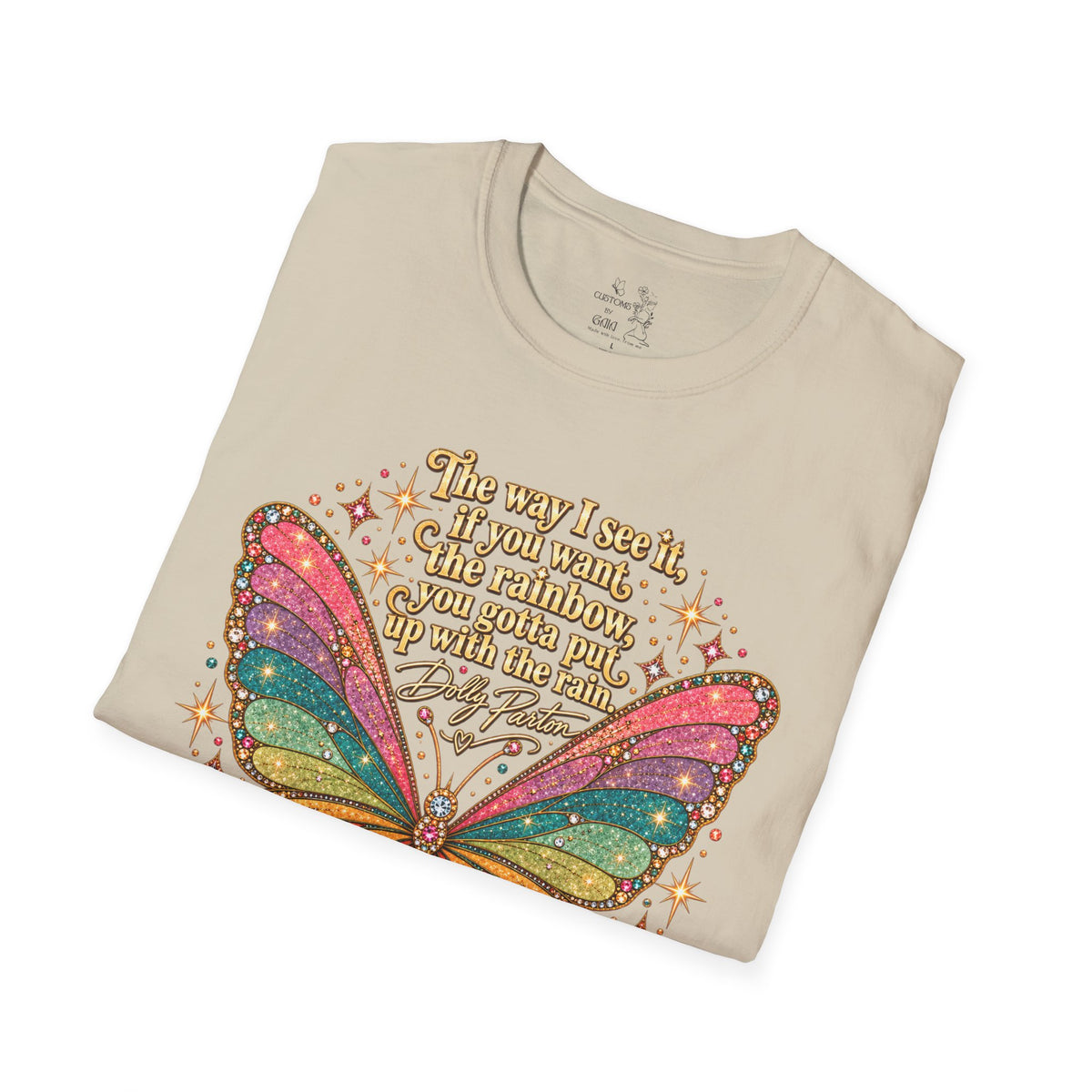 Butterfly Rainbow T-Shirt — Inspirational "The Way I See It" Quote