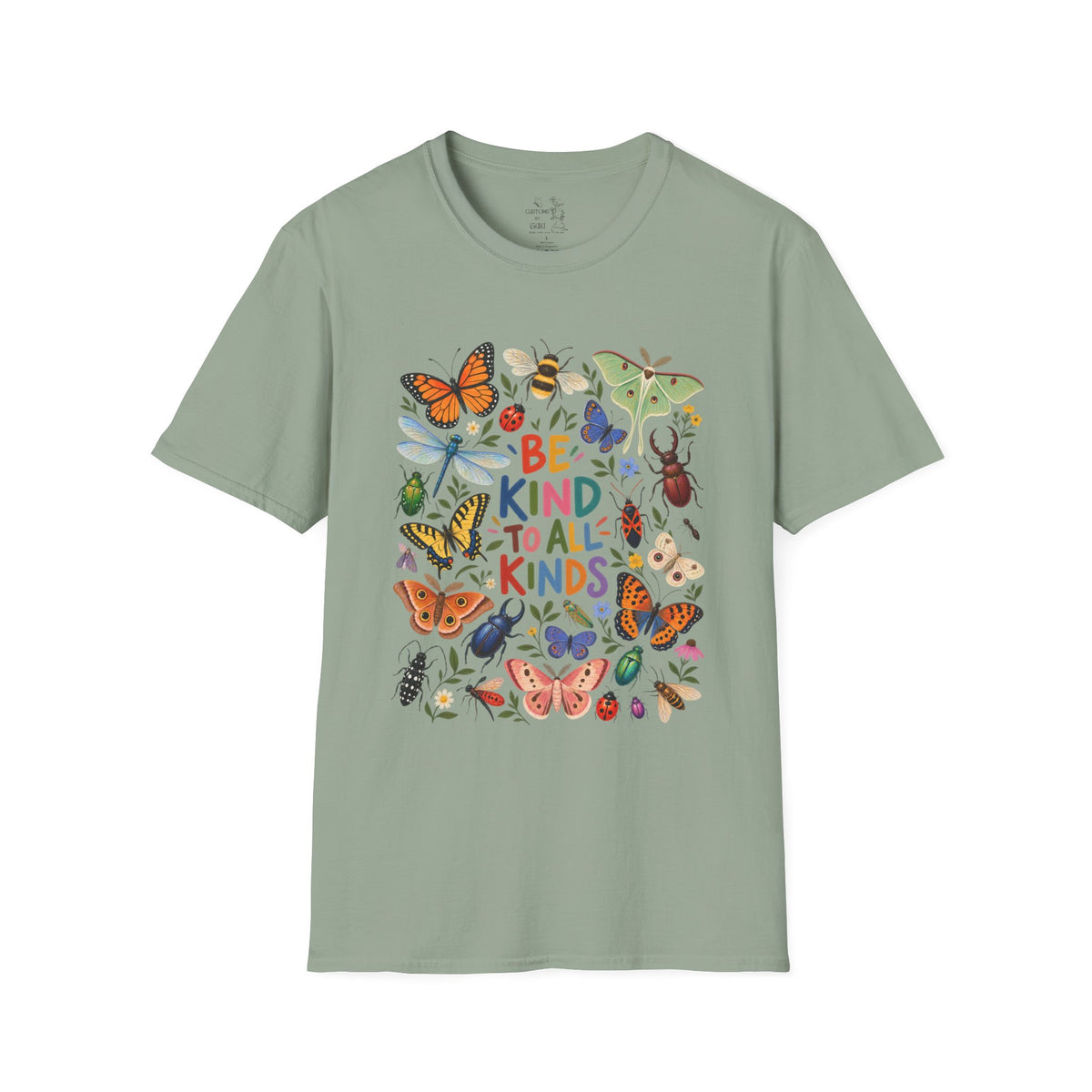 Be Kind to All Kinds Butterfly & Insects T-Shirt