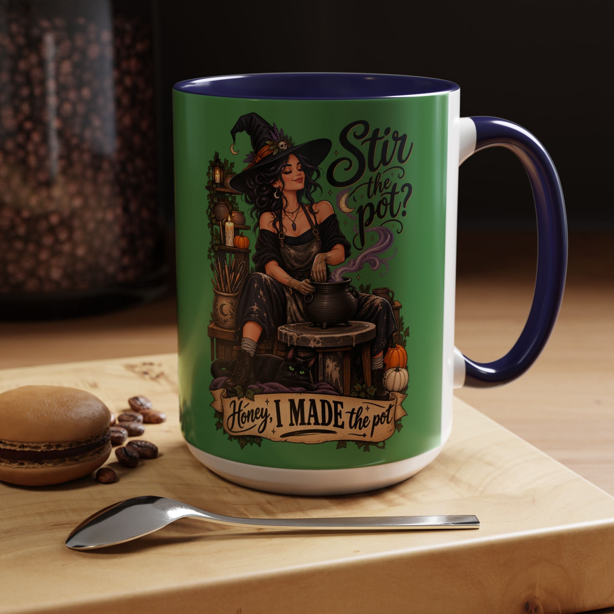 Witchy Coffee Mug – "Stir the Pot? Honey, I Made the Pot" Accent Mug