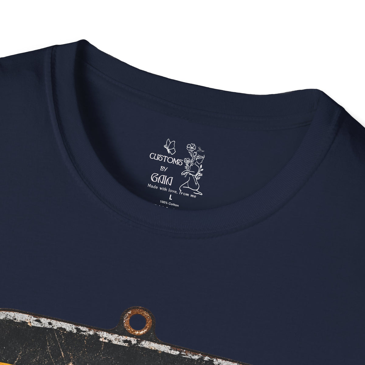 Dandelion Tee — "Born To Live Free, Ridin' On A Breeze" Vintage Floral T-Shirt